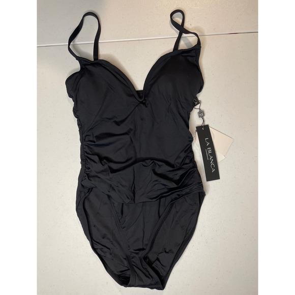 La Blanca Other - La Blanca Women's One Piece Swimsuit V-Wire Lingerie Tumnmy Control One Piece, 6
